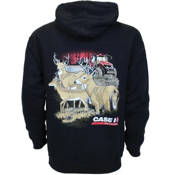 Outback Toys Case Ih & Ji Case<Case IH Magnum in Field Black Hooded Sweatshirt