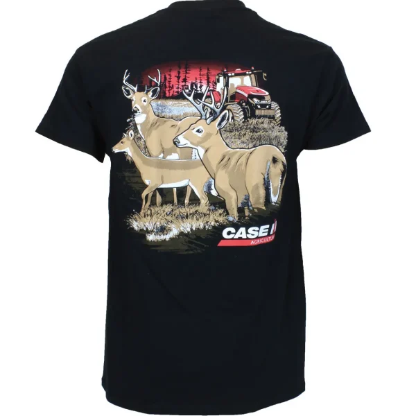Outback Toys Case Ih & Ji Case<Case IH Magnum in Field Black Short Sleeve T-shirt