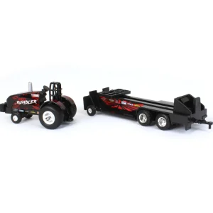 Manufacturer_ERTL Pulling Tractors<1/64 Case IH Magnum "Red Rumbler" Pulling Tractor with Pulling Sled