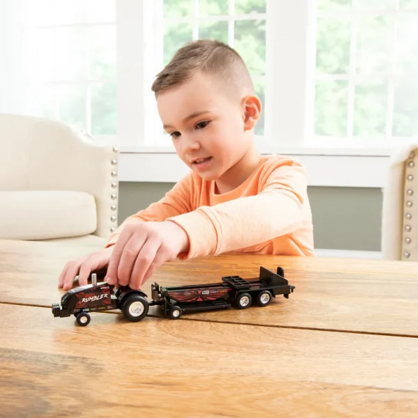 Manufacturer_ERTL Pulling Tractors<1/64 Case IH Magnum "Red Rumbler" Pulling Tractor with Pulling Sled