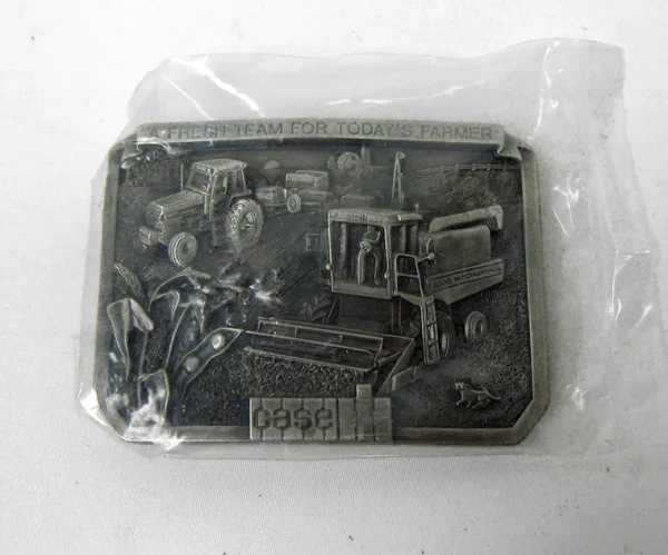 Outback Toys Case Ih & Ji Case<Case IH "Fresh Team for Today's Farmer" Pewter Buckle, 1st in Series