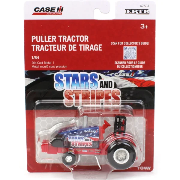Manufacturer_ERTL Pulling Tractors<1/64 Case IH "Stars & Stripes" Magnum Pulling Tractor