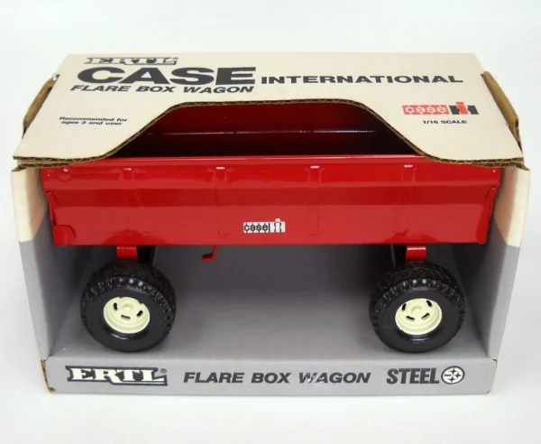 Manufacturer_ERTL Implements<1/16 Case IH Steel Flare Box Wagon