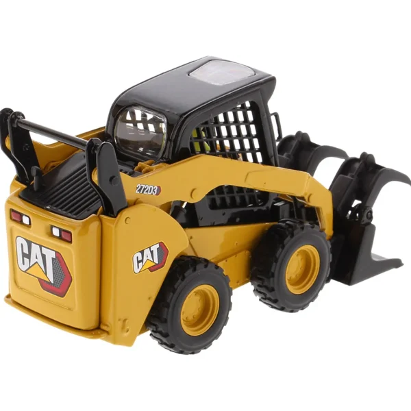 Manufacturer_Diecast Masters Loaders<1/32 CAT 272D3 Skid Steer Loader w/ Bucket, Fork and Grapple Tools