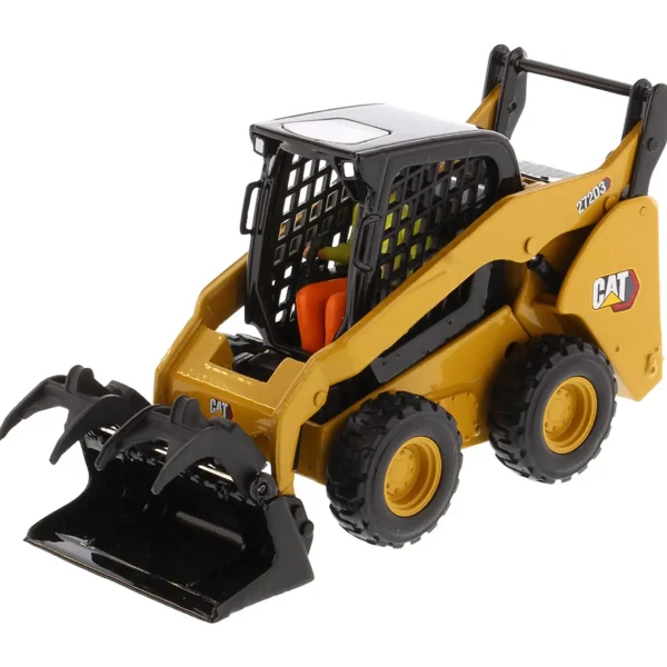 Manufacturer_Diecast Masters Loaders<1/32 CAT 272D3 Skid Steer Loader w/ Bucket, Fork and Grapple Tools