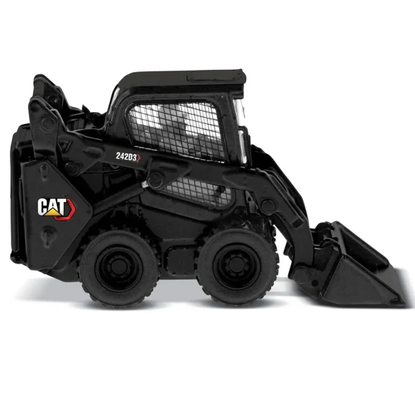 Manufacturer_Diecast Masters Loaders<1/50 CAT 242D3 Skid Steer Loader with Special Black Paint