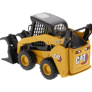 Manufacturer_Diecast Masters Loaders<1/32 CAT 272D3 Skid Steer Loader w/ Bucket, Fork and Grapple Tools