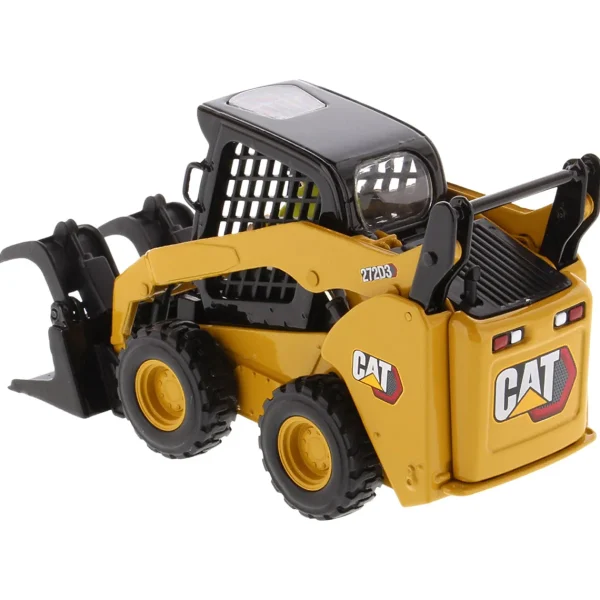 Manufacturer_Diecast Masters Loaders<1/32 CAT 272D3 Skid Steer Loader w/ Bucket, Fork and Grapple Tools