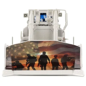 Manufacturer_Diecast Masters Crawlers & Dozers<1/50 CAT D8T Dozer with Patriotic Decoration, Brent Scarbrough & Co.