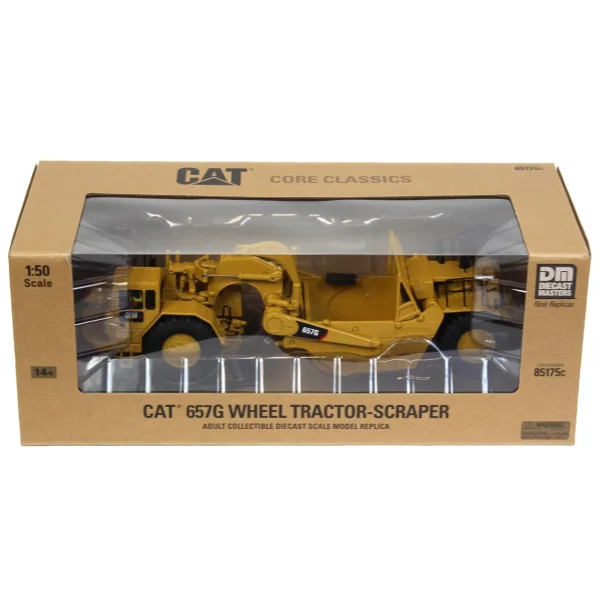Manufacturer_Diecast Masters Scrapers<1/50 Caterpillar 657 G Wheel Tractor Scraper
