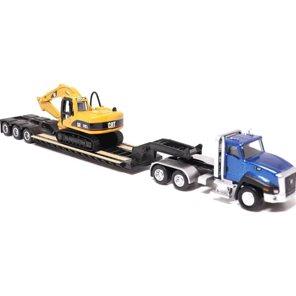 Manufacturer_Diecast Masters Excavators | Lowboys & Flatbeds<1/87 Caterpillar CT660 Day Cab with Lowboy Trailer & 315C L Hydraulic Excavator
