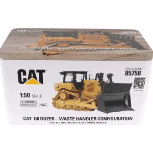 Manufacturer_Diecast Masters Crawlers & Dozers<1/50 Caterpillar D8 Dozer Waste Handler Configuration, High Line Series