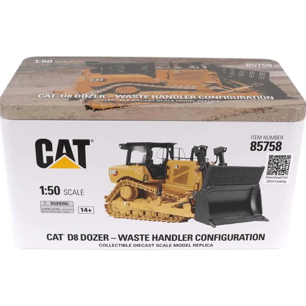 Manufacturer_Diecast Masters Crawlers & Dozers<1/50 Caterpillar D8 Dozer Waste Handler Configuration, High Line Series