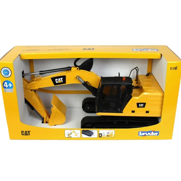 Manufacturer_Bruder Toys Excavators<1/16 Caterpillar Excavator by Bruder