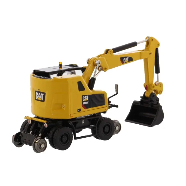 Manufacturer_Diecast Masters Excavators<1/87 Caterpillar M323F Railroad Wheeled Excavator