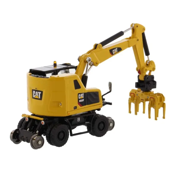 Manufacturer_Diecast Masters Excavators<1/87 Caterpillar M323F Railroad Wheeled Excavator