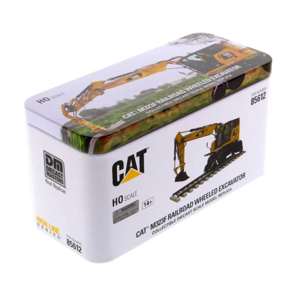 Manufacturer_Diecast Masters Excavators<1/87 Caterpillar M323F Railroad Wheeled Excavator