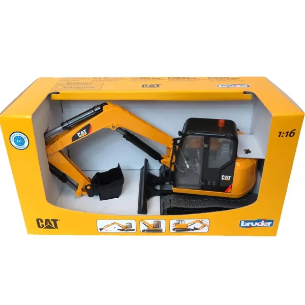 Manufacturer_Bruder Toys Excavators<1/16 Caterpillar Mini Excavator by Bruder, Plastic
