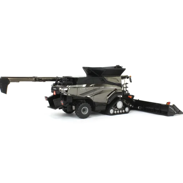 Manufacturer_ERTL Combines & Harvesters<Charcoal Chrome Chase Unit ~ 1/64 Case IH AF11 Combine with Tracks, 2024 Farm Show, ERTL Prestige