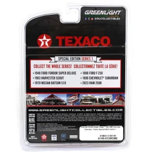 Manufacturer_Greenlight Collectibles Cars & Suvs<Charcoal Chrome Super Chase ~ 1/64 1990 Chevrolet Suburban, Texaco Special Edition Series 1