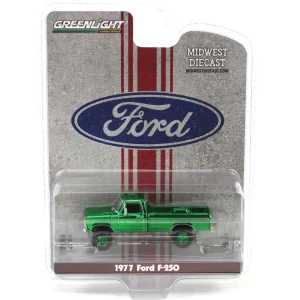 Manufacturer_Greenlight Collectibles Pickup Trucks<Chase Unit ~ 1/64 Lifted 1977 Ford F-250, Red, Midwest Diecast Exclusive