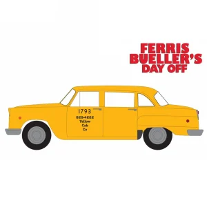 Manufacturer_Greenlight Collectibles Cars & Suvs<1/64 1980 Checker Taxicab Yellow Cab #1793, Ferris Bueller's Day Off (1986), Hollywood Series 42
