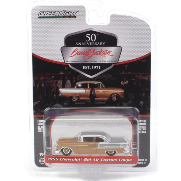 Manufacturer_Greenlight Collectibles Cars & Suvs<1/64 1955 Chevrolet Bel Air Custom Coupe (Lot #1275.1), Barrett-Jackson Scottsdale Edition Series 12