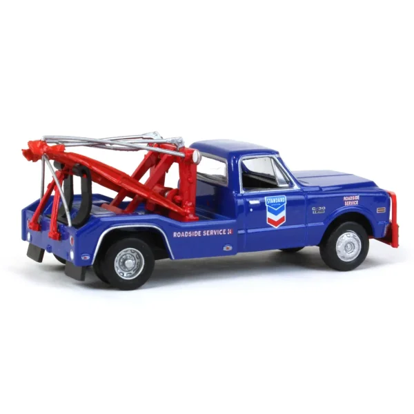 Manufacturer_Greenlight Collectibles Tow & Straight Trucks<1/64 1969 Chevrolet C-30 Dually Wrecker, Standard Oil Roadside, Dually Drivers Series 10