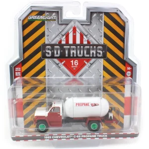 Manufacturer_Greenlight Collectibles Tanker Trucks<1/64 1985 Chevrolet C-65 Propane, LP GAS Tank Truck, SD Series 16--CHASE UNIT