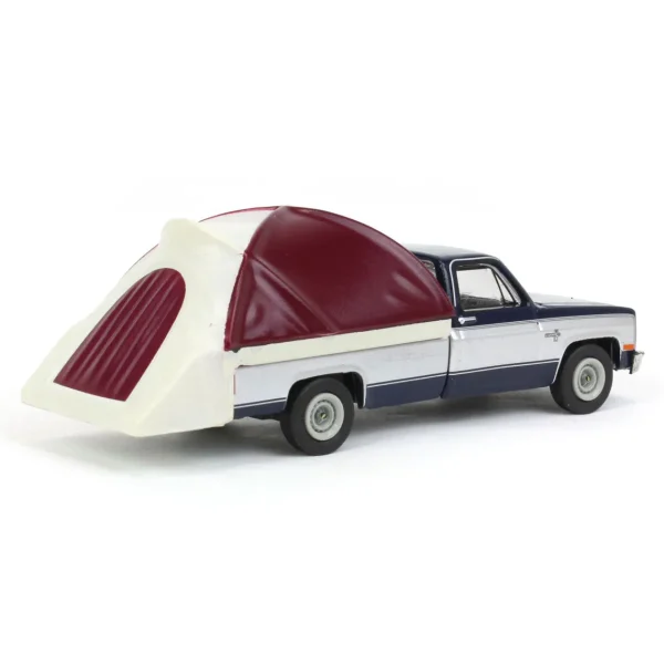 Manufacturer_Greenlight Collectibles Pickup Trucks<1/64 1982 Chevrolet C-10 Silverado with Truck Bed Tent, Great Outdoors Series 2