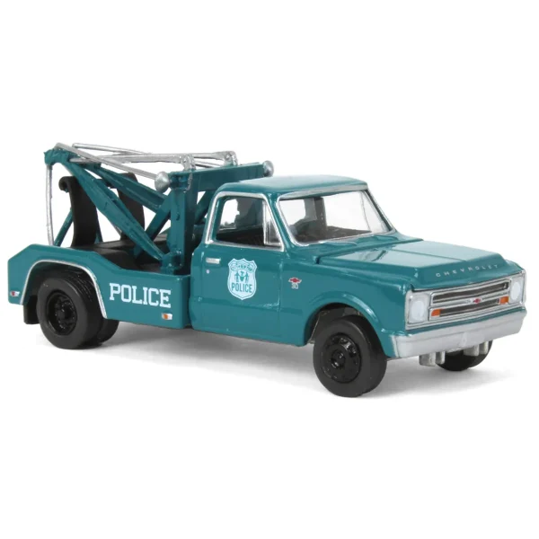 Manufacturer_Greenlight Collectibles Tow & Straight Trucks<1/64 1967 Chevrolet C-30 Wrecker, NYPD, Dually Drivers 12