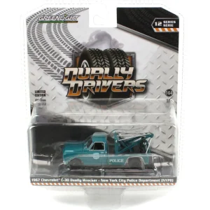 Manufacturer_Greenlight Collectibles Tow & Straight Trucks<1/64 1967 Chevrolet C-30 Wrecker, NYPD, Dually Drivers 12