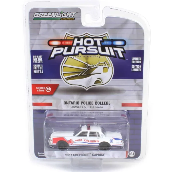 Manufacturer_Greenlight Collectibles Emergency Vehicles<1/64 1987 Chevrolet Caprice, Ontario Police College, Hot Pursuit Series 39