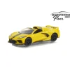 Manufacturer_Greenlight Collectibles Cars & Suvs<1/64 2022 Chevrolet Corvette Convertible, Accelerate Yellow, Showroom Floor Series 1