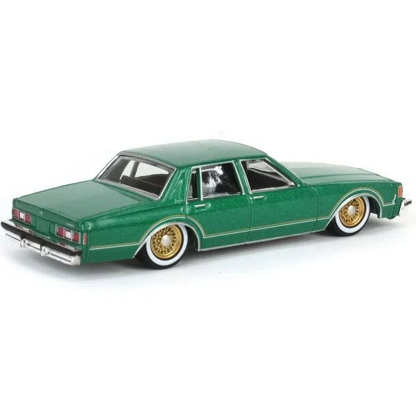 Manufacturer_Greenlight Collectibles Cars & Suvs<1/64 1985 Chevrolet Impala, Bright Green Metallic, California Lowriders Series 4