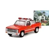 Manufacturer_Greenlight Collectibles Pickup Trucks<1/64 1981 Chevrolet K20 Scottsdale, Stockbridge Fire Dept., Norman Rockwell Series 4