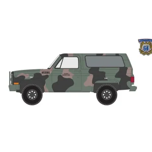 Manufacturer_Greenlight Collectibles Cars & Suvs<1/64 1985 Chevrolet M1009 CUCV, US Army, Camo, Battalion 64 Series 2