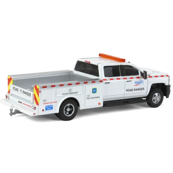 Manufacturer_Greenlight Collectibles Pickup Trucks<1/64 2018 Chevrolet Silverado 3500 Dually Service Bed, FDOT, Dually Drivers 12