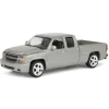 Manufacturer_Auto World Pickup Trucks<1/64 2006 Chevrolet Silverado SS Extended Cab Fleetside Pickup Truck, Silver, Auto World