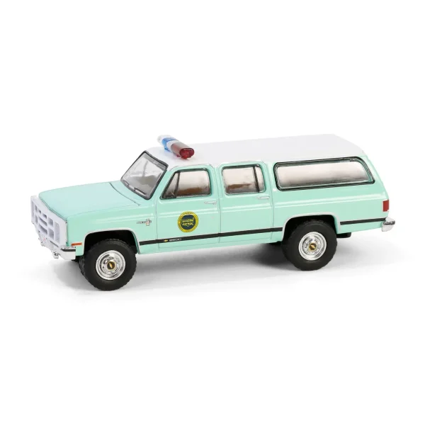 Manufacturer_Greenlight Collectibles Cars & Suvs | Emergency Vehicles<1/64 1990 Chevrolet Suburban K20 Scottsdale, US Border Patrol, Hobby Exclusive