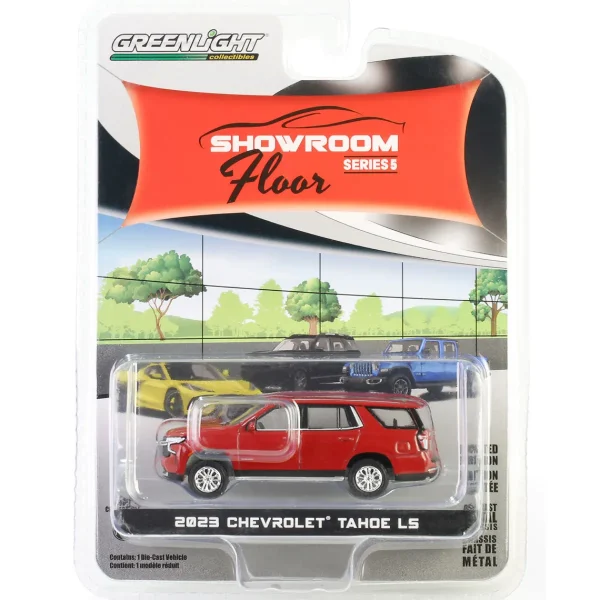 Manufacturer_Greenlight Collectibles Cars & Suvs<1/64 2023 Chevrolet Tahoe LS, Radiant Red, Showroom Floor Series 5