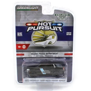 Manufacturer_Greenlight Collectibles Cars & Suvs<1/64 2022 Chevrolet Tahoe Police Pursuit Vehicle, Helena Police Alabama