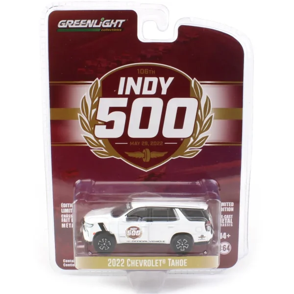 Manufacturer_Greenlight Collectibles Cars & Suvs<1/64 2022 Chevrolet Tahoe, 106th Indianapolis 500, Anniversary Collection Series 15