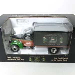 Manufacturer_SpecCast Airplanes & Banks<1/25 1942 Chevrolet Truck with Van Box Bank - 160 Years of John Deere