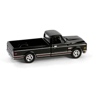 Manufacturer_Greenlight Collectibles Cars & Suvs | Pickup Trucks<1/64 1972 Chevy Cheyenne C10 Short Bed, Black, Hobby Exclusive