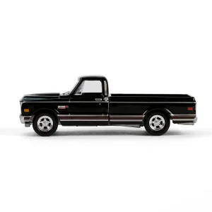 Manufacturer_Greenlight Collectibles Cars & Suvs | Pickup Trucks<1/64 1972 Chevy Cheyenne C10 Short Bed, Black, Hobby Exclusive