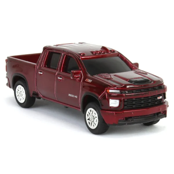 Manufacturer_ERTL Pickup Trucks<1/64 Chevy Silverado 2500HD Z71 Cajun Red, Collect N Play by ERTL