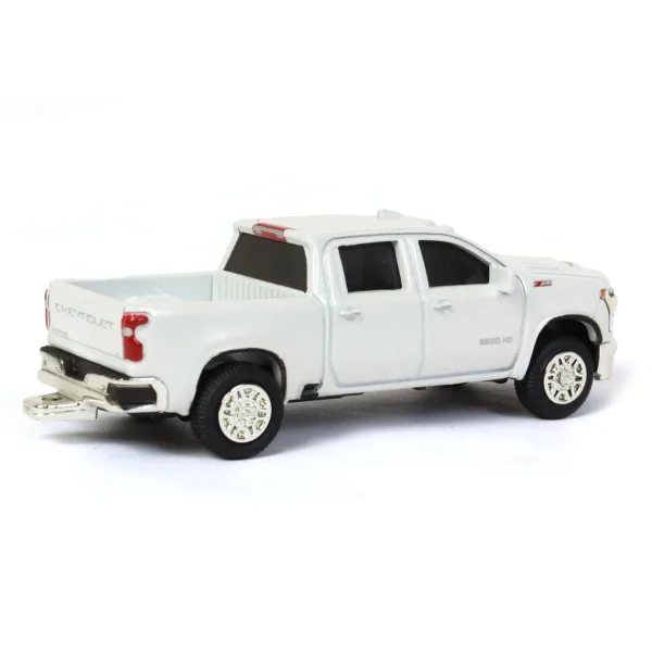 Manufacturer_ERTL Pickup Trucks<1/64 2020 Chevy Silverado LT, White, Collect N Play by ERTL