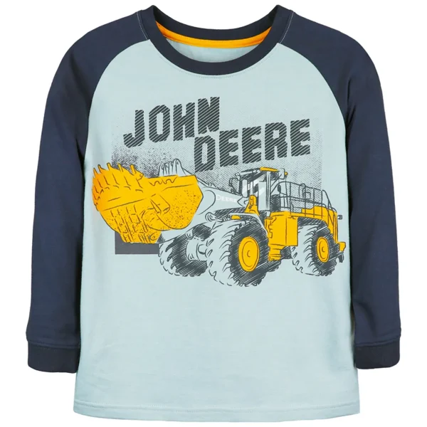 Outback Toys John Deere<Children's John Deere Construction Wheel Loader Long Sleeve Shirt