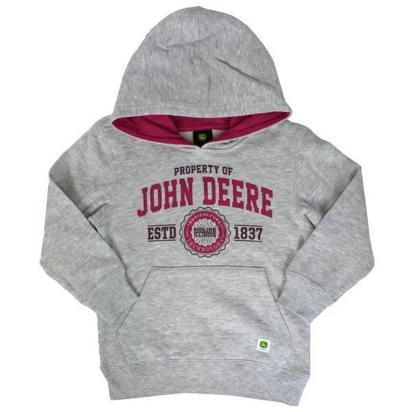 Outback Toys John Deere<Childrens John Deere Established 1837 Fleece Hooded Sweatshirt